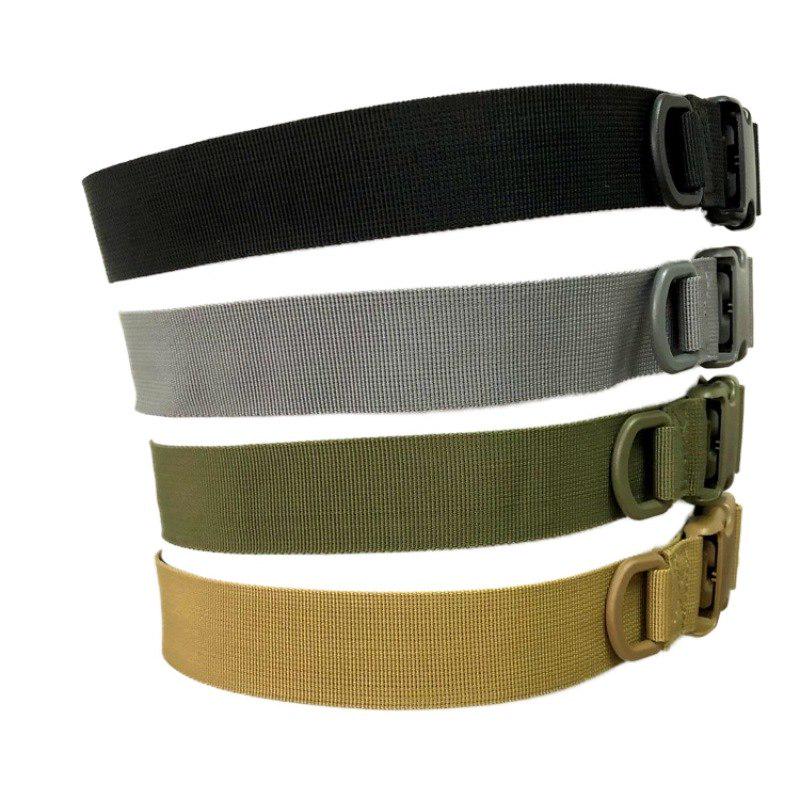 Adjustable Tactical Belt Military Nylon Waist Belt with Metal Buckle Waist Belt Heavy Duty Training