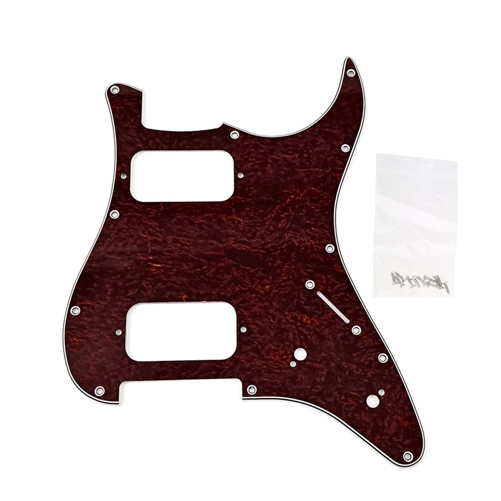 Standard 11 Holes 6 Strings Guitar HH Pickguards Fit for Modern Guitar Bass Style Pickguard Guard Scratch Plate Screws
