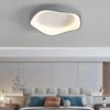 Modern LED Ceiling Light Minimalist Black White Gray Flower Shaped Lamps For Living Room Dining Rooms Bedroom Study Illumination