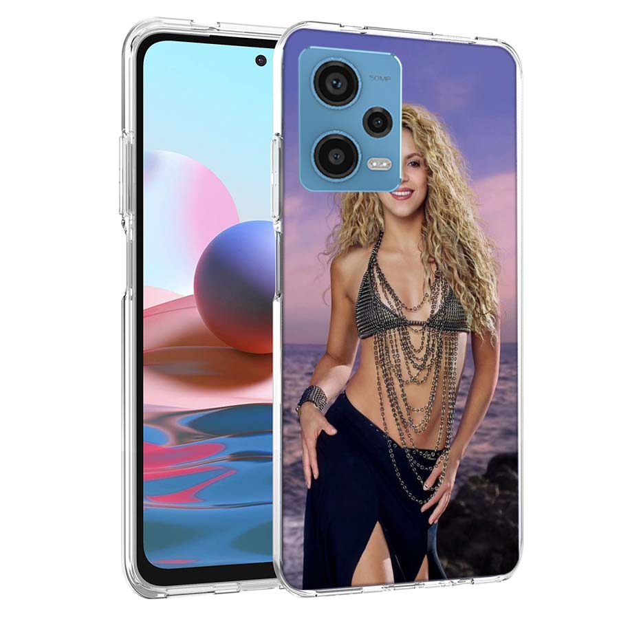 S-Shakira Singer Phone Case For Redmi Note 13 12 14 15 Pro Plus 13R 11 11T 11E 11S 10 Pro 10S 9 9S Cover Cell Clear TPU Capa Cas