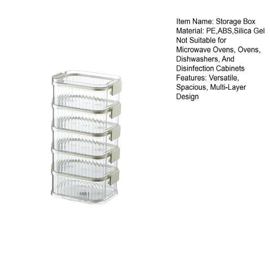 Pudełko do przechowywania przypraw z 4/5 przegródkami Szczelne, zapobiegające wyciekom Organizer kuchenny z przezroczystym okienkiem Pojemnik do przechowywania Meal Prep na pieprz, chili