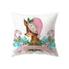 Merry Christmas Santa Claus Elk Print Pattern Cushion Cover Home Decoration Living Room Sofa Square Pillow Cover