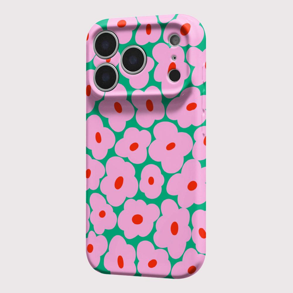 Luxury Clmj Swag INS Flower Phone Case for iPhone 17 16e 16 15 14 13 12 11 Air Pro Max XS XR Plus Glossy Film Hard PC Cover