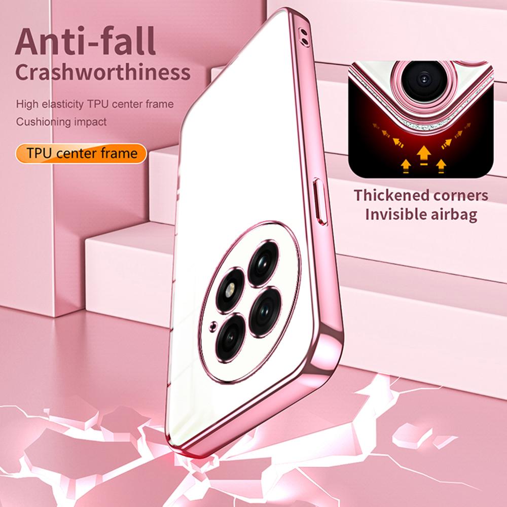 Dla OnePlus 13 Etui Ramka Galwanizowana Miękki Pokrowiec na Telefon z TPU