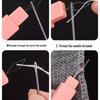 Dual-Ended Needle Threader & Seam Ripper: Portable Stitch Picker and Cutter Tool.