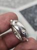 Band Wide Cigar Band Ring, 925 Sterling Silver Ring, Dome Ring, Chunky Fidget Meditation Ring, Anxiety Knuckle Rings, Gift For Her