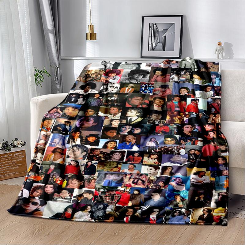 29 Style New Michael Jackson King of Pop MJ Star Blanket,Soft Throw Blanket for Home Bedroom Bed Sofa Travel Office Cover Kids