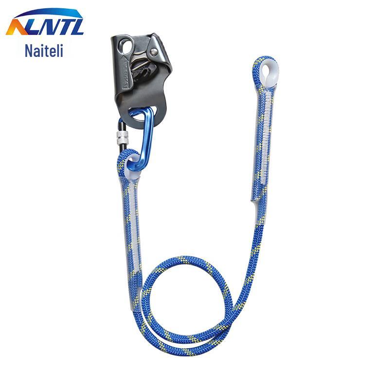 NLNTL Handheld Ascender & 1m Rope Set for Climbing