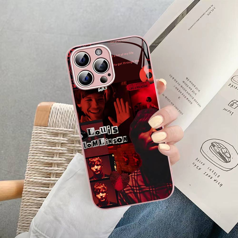 L-Luis M-Miguel Singer For IPhone 14 13 12 Mini 11 Pro XS Max X XR 14 Plus Tempered Glass Cover
