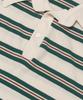 CARGOBROS FÜR DAMEN Gestreiftes lockeres Poloshirt (Elfenbein)