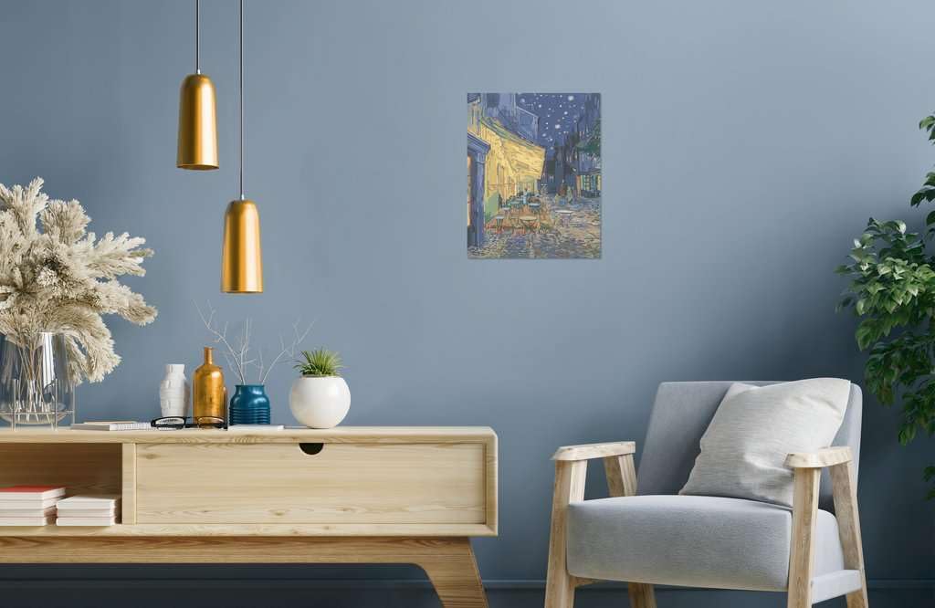 Ravensburger CreArt Van Gogh "Café Terrace at Night" 23519 3 (Coloring Book, Paint-by-Numbers, Oil Painting, Art, Painting)