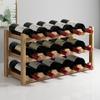 2/3/4 Tiers Wooden Wine Racks Home Bar Party Display Glass Holder Shelf Decoration Red Wine Storage Rack Stand Organizer
