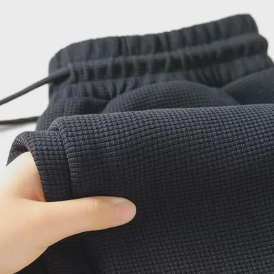 Unisex Loose-Fit Solid Color Casual Pants - Spring/Autumn Collection