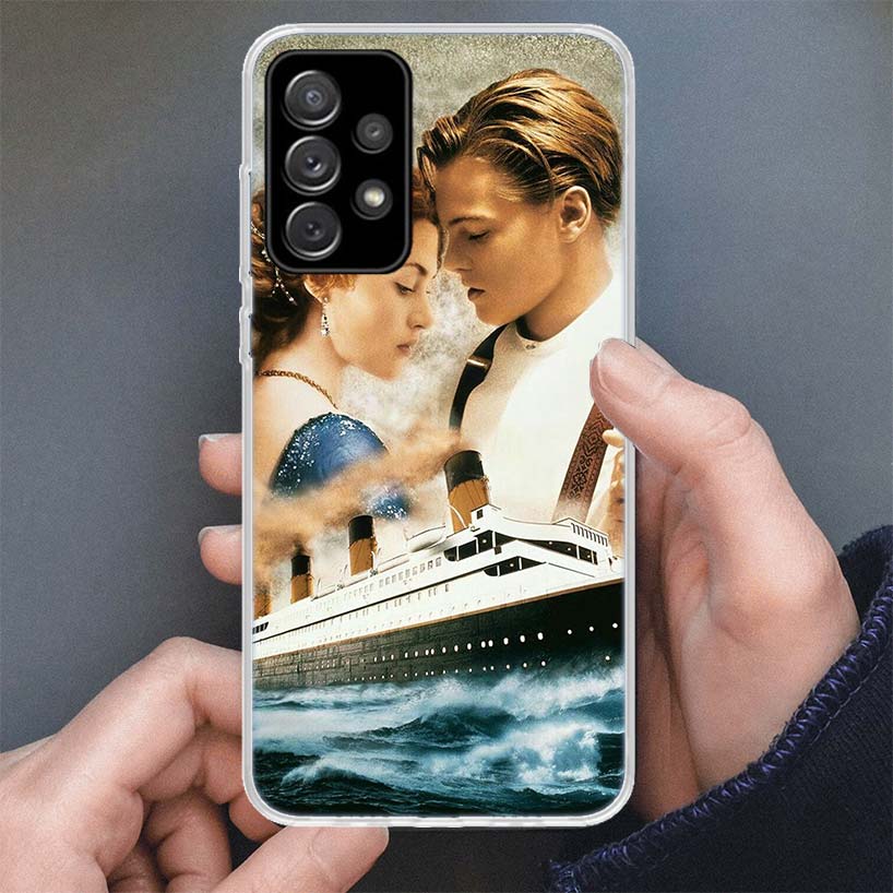 Titanic Movie Rose Jack Phone Case For Samsung Galaxy A15 A55 A14 A54 A13 A53 A12 A52S A25 A24 A35 A34 A23 A33 A22 A32 A04S A03S