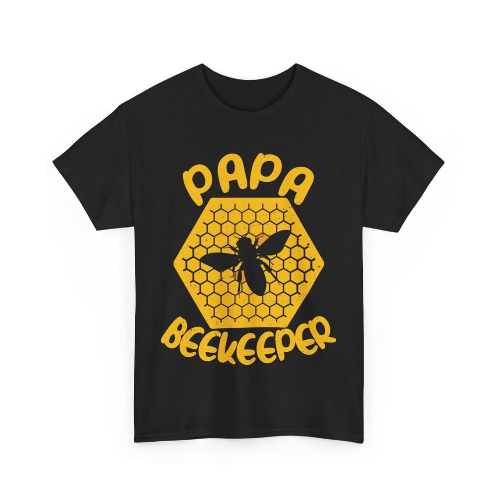 Papa Beekeeper T-Shirt, Beekeeping Bees Lovers Father‘s Day Dad T-Shirt