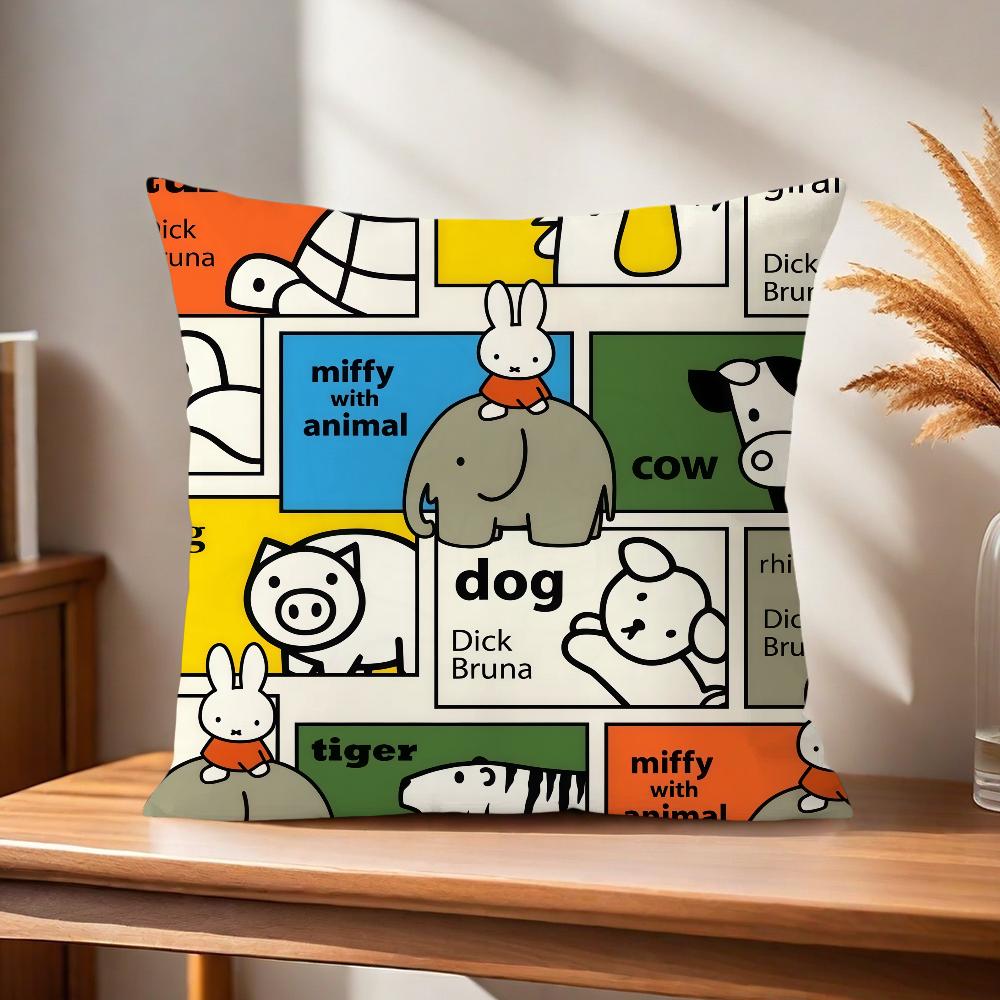 MMiffy cushion cover Pillow Cover Home Sofa living Room Office Coffee Shop Car PillowCover