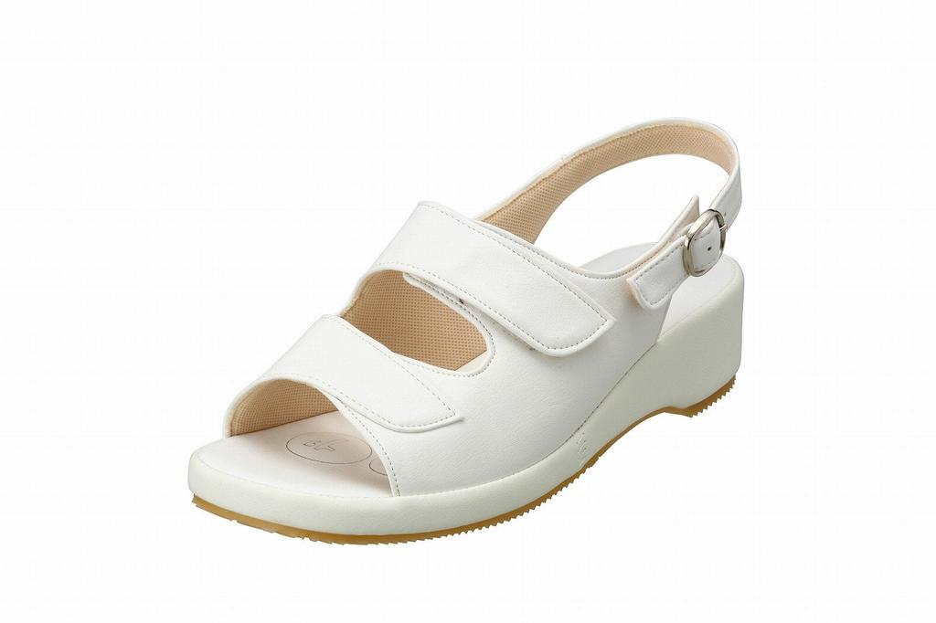 BB5303 Office Nurse Sandals Sandals Office Sandals M White [Pansy]