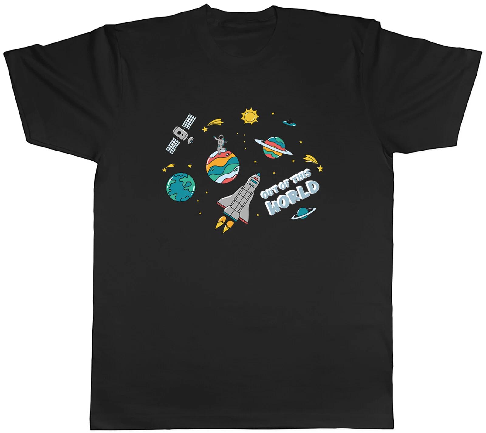 Space Universe Mens T-Shirt Out of this World Unisex Tee Gift S