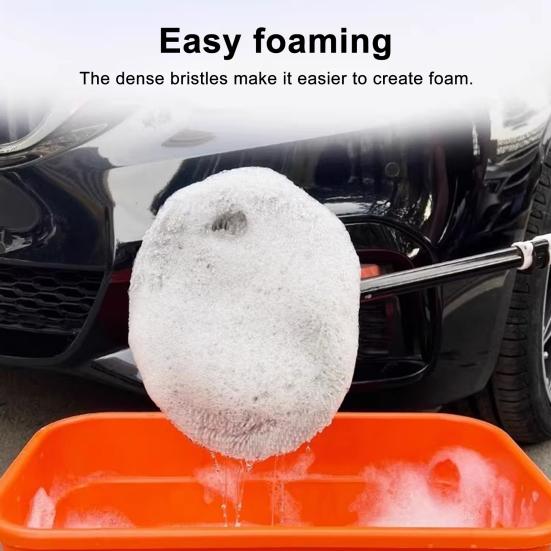 Car Wash Brush Adjustable Length 90 Degree Rotation Retractable Microfiber