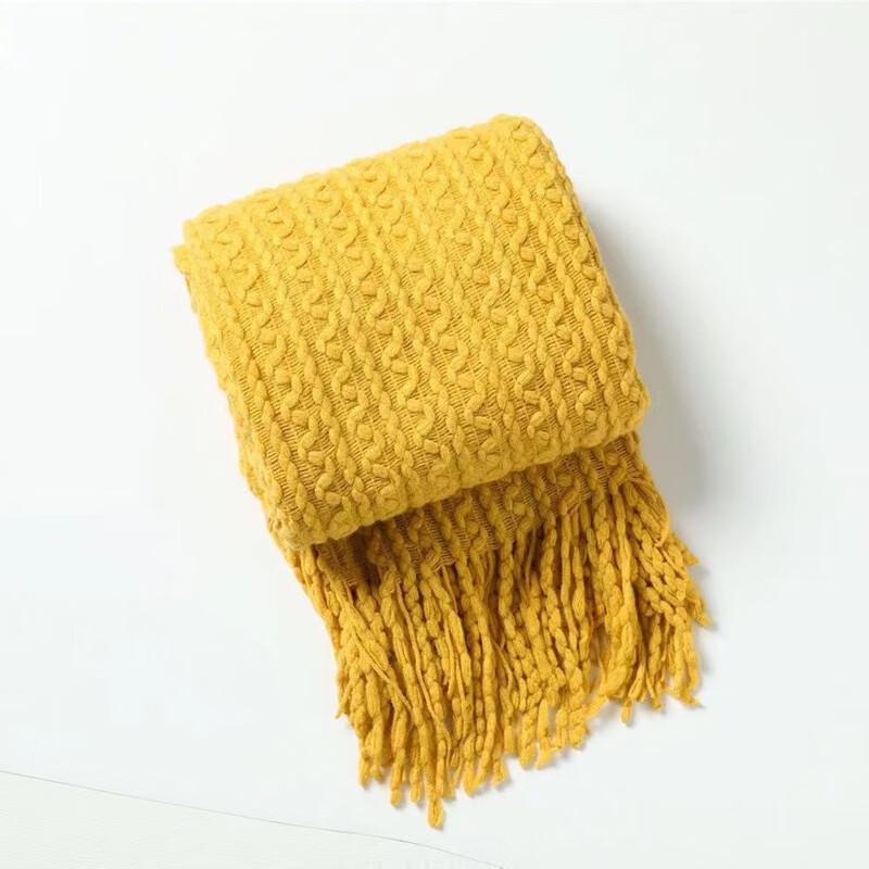 Knitted Sofa Throw Blanket
