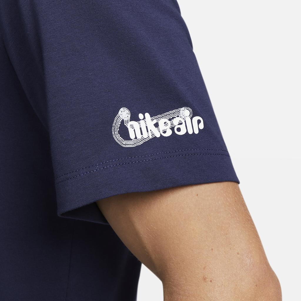 New Nike T Shirts Men's Dark Blue DZ2833-410