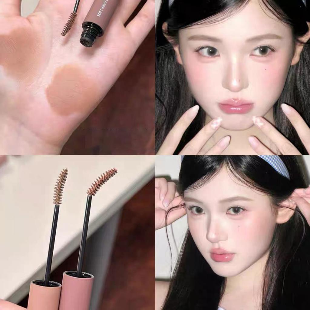 Lilac Pink Purple Eyebrow Dyeing Enhancer Velvet Matte Naturally Three-dimensional Brow Tattoo Tinted Mascara Waterproof Makeup