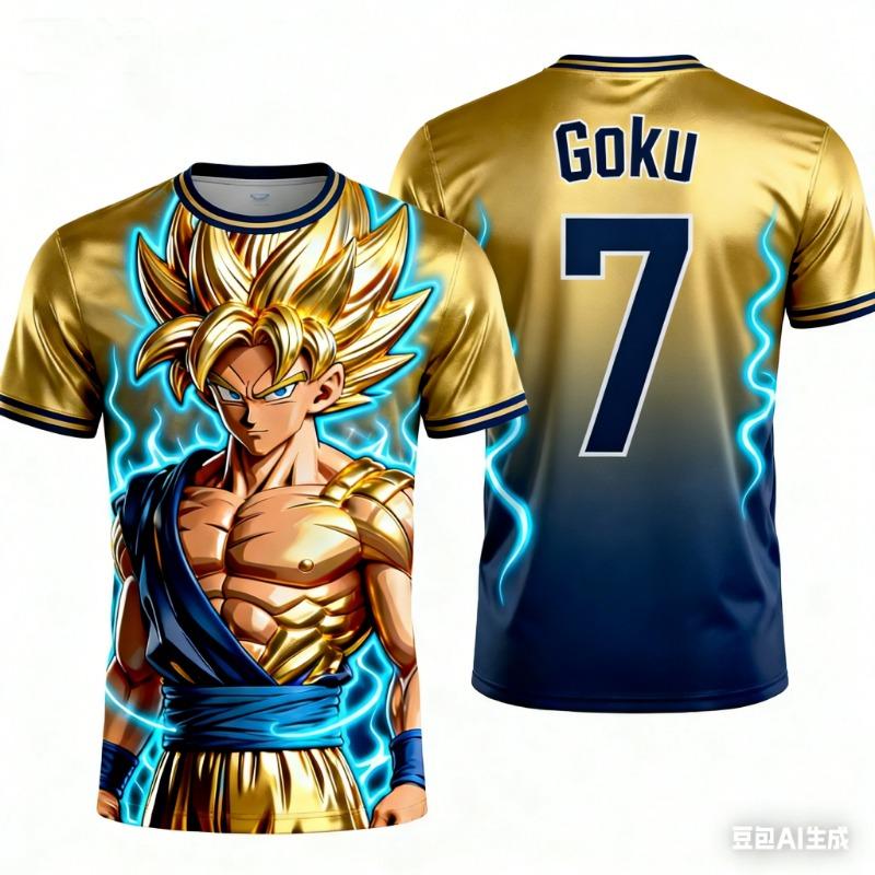 2026 Summer Dragon Ball Retro Fitness T-shirt Men s Oversized 3D XXS