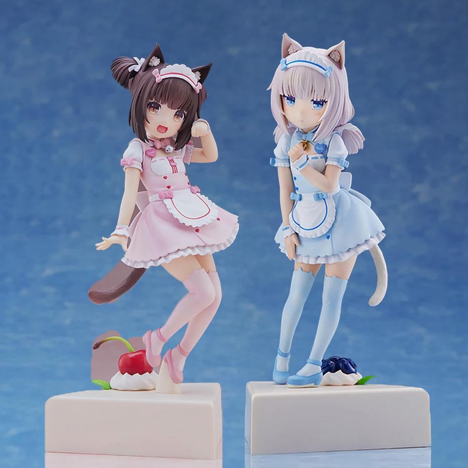 18CM Anime NEKOPARA Figure Chocola And Vanilla Cute Stand Animation Model Toys Gifts Collection Decoration Ornaments PVC