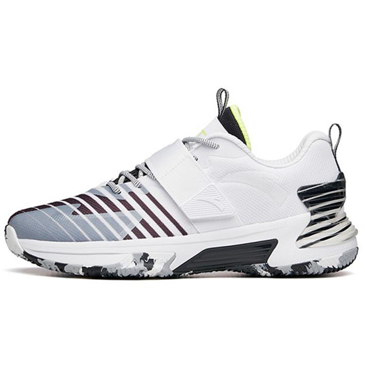 

New Anta Hengsao3 Anti-Slip Wear-Resistant Low-Top Basketball Shoes Men s Carbon Gray 112131606-6 44.5