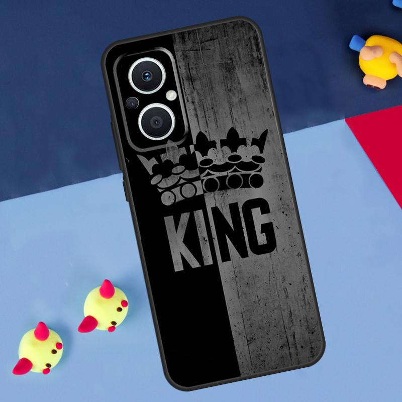 

Арт с Королем и Королевой для OPPO Reno 14 13 12 11 10 Pro 11F 12F 13F 14F 7 8 Lite 8T OPPO Find X9 X5 X6 X8 Pro Чехол OPPO Find X9 Pro