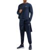 Emporio Armani EA7 SS24 Logo Letter Print Slim Fit Long Sleeve T-Shirt Men Tops Navy-Blue 8NPT28-PJVQZ-0562