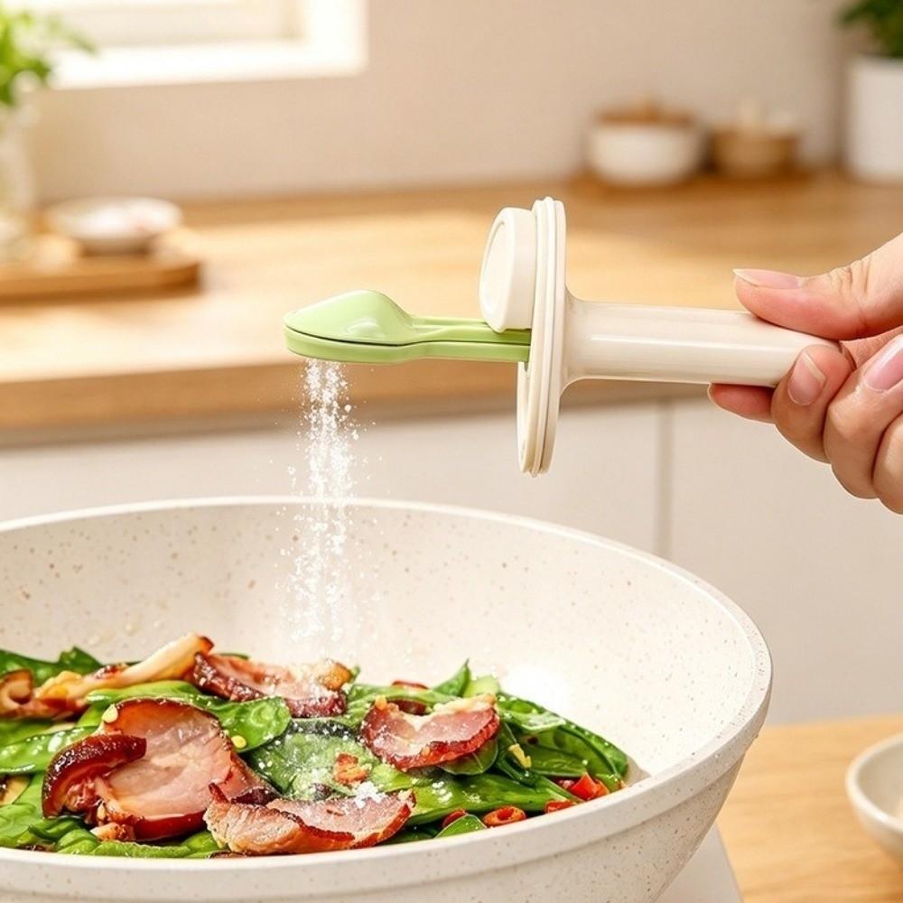 Sealed Glass Seasoning Jar Leak-proof Salt Storage Box Multi-functional Spice Jar Cabinet