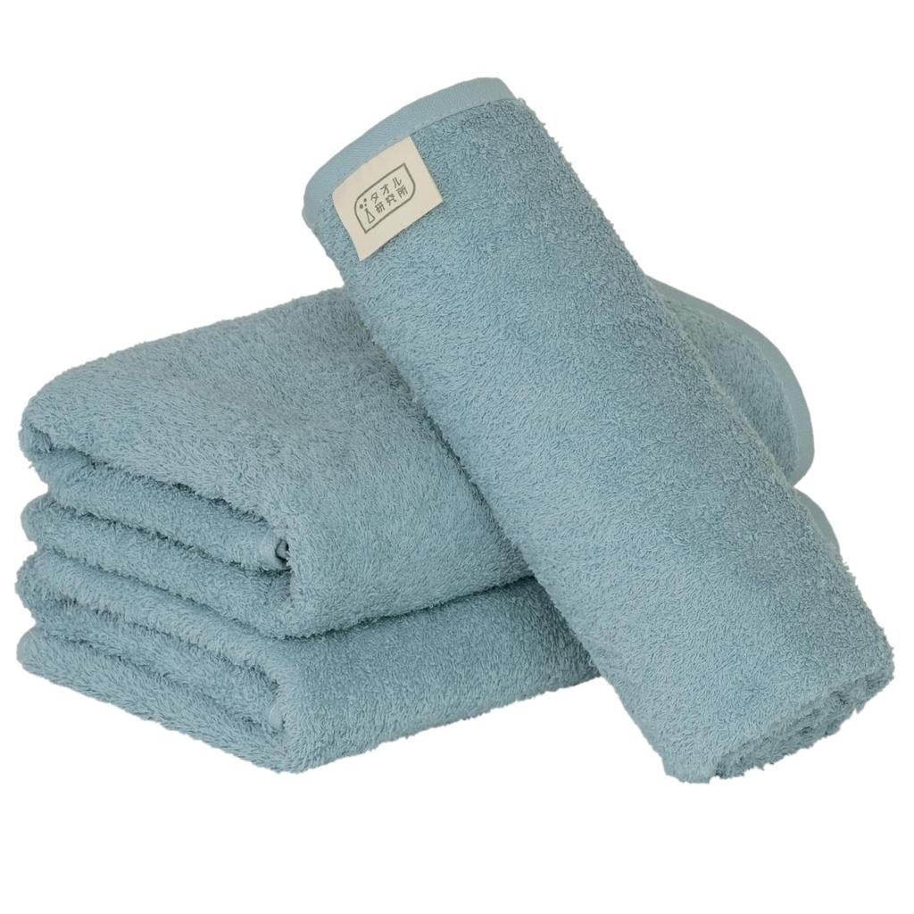 Towel Laboratory Reason for Mini Bath Floral Set of Easy to JapanTechnology [The Lightness] #006 Towels, Blue-Green, Green, 3, Quick-Drying, Thin,