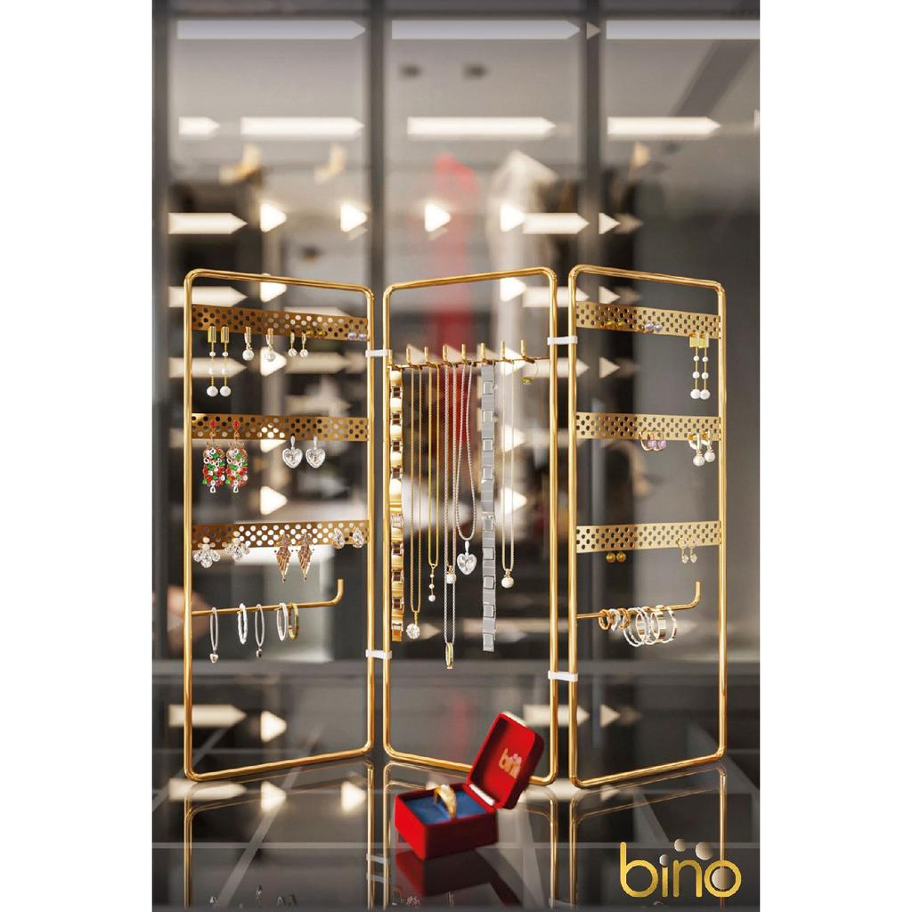 Jewelry Organizer Organizer Box Decorative Jewelry Stand 3 Piece Necklace Ring Earring Holder