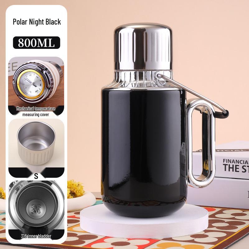 

316 Stainless Steel Insulated Kettle for Men & Women, Large Capacity, Tea Stewing, Water Separation, High-Quality Design 800ml
