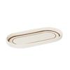 2-piece Set Of Plastic Circular Edged Plates