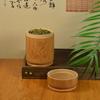 Practical Carved Bamboo Tea Storage Box Sealed Lid Dustproof Tea Canister Moisture-proof Handmade Spice Jar Craft