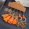 Retro Boheemse Oorbellen Set Etnische Stijl Franje Oorbellen Niche Creatief Veelzijdig Gepersonaliseerde Oorbellen