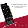Shock-proof  PCIeX16 To for M.2 M-key NVMEx4 SSD for  Pansion Adapter Card for PC