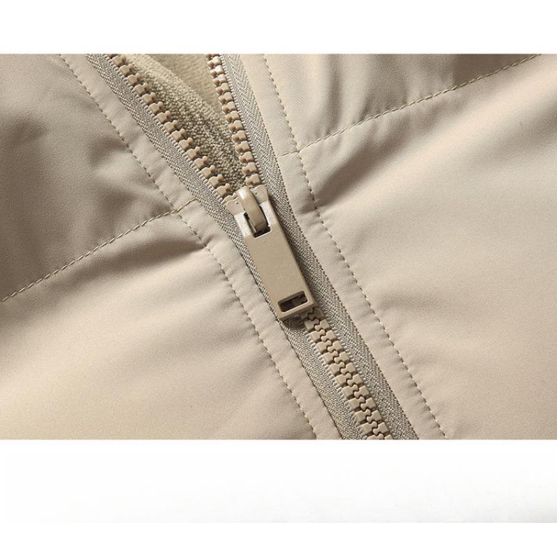 A New Style of Cotton-padded Winter Jacket with Added Fleece and Thickened Warmth