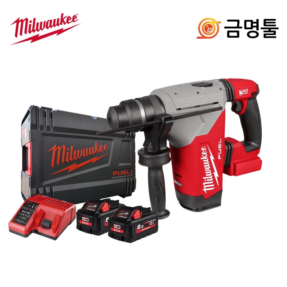 

Перезаряжаемая ударная дрель Milwaukee M18 FHP 802X, 18 В, 8,0 Ач, с автоматическим остановом, управлением отдачей, BL-двигатель, 3 режима, чехол в комплекте