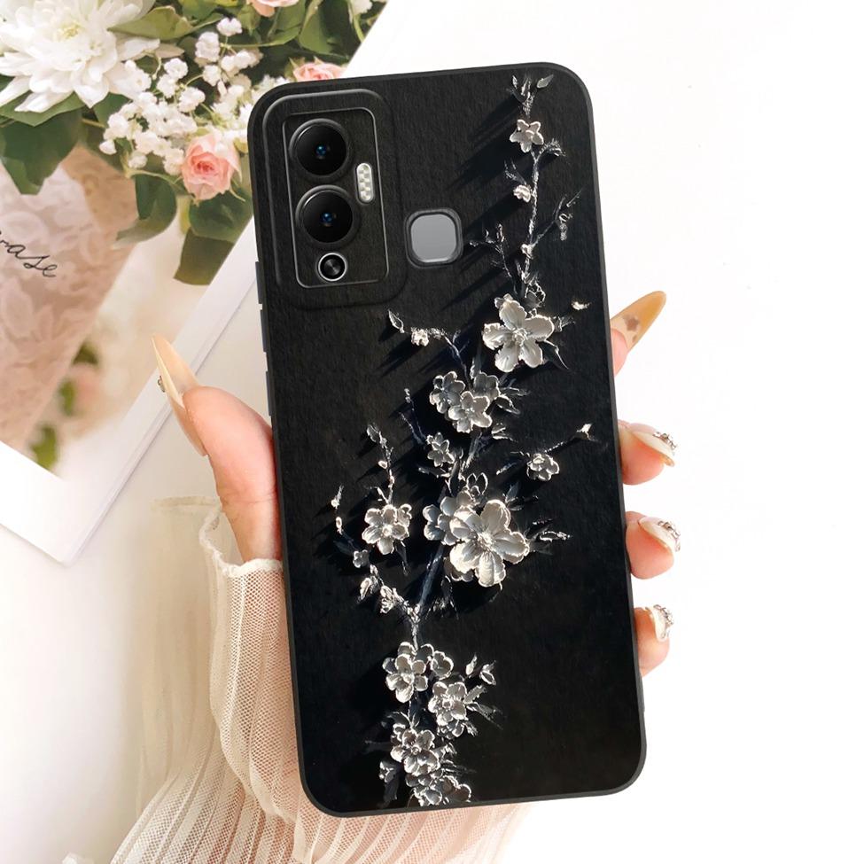 Casing For Infinix Hot 12 Play Cover Fashion Cartoon Cute Funny Painted Silicone Phone Case For Infinix X6816 X6816C