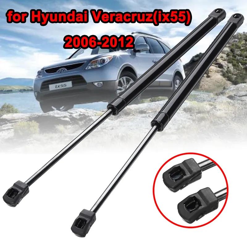 2pcs For Hyundai Veracruz Ix55 2006 - 2012 Car Front Bonnet Hood Modify Gas Struts Lift Support Shock Damper Bars