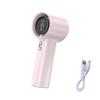 Small Mini Portable Fan LED Display USB Rechargeable Fan Cooling Pocket Fan  Outdoor
