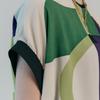 MAXZA Mondrian Color Block Print Blouse Zc07qb008on