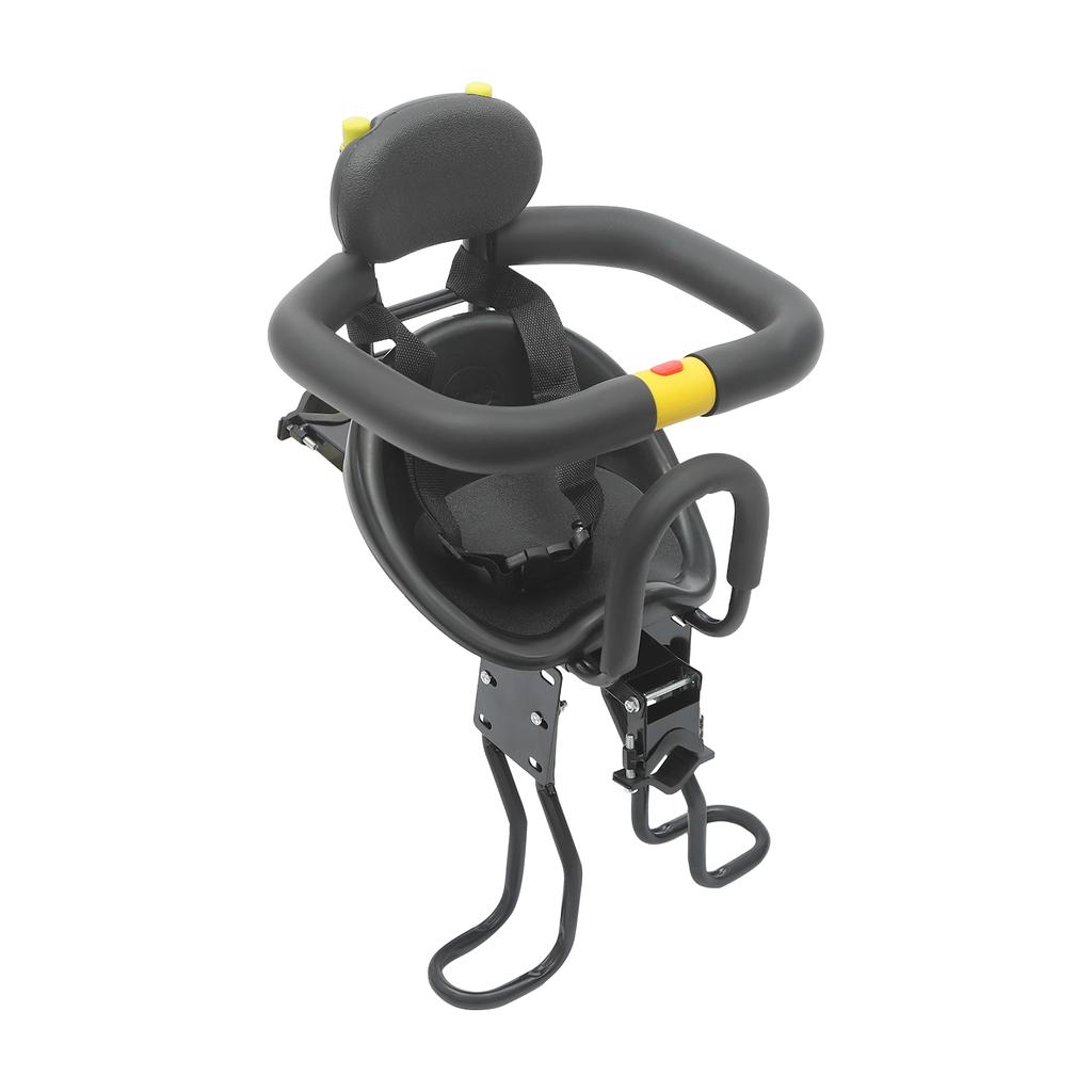 Bicycle Child Safety Seat Chair Setup Adjustable Iron Quick Release Design, Comfortable Padding for 1-5 Years Kid