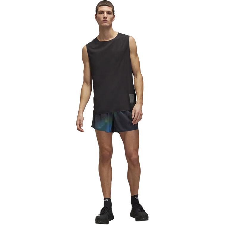 Y-3 Run Tank Black Men Tops JN4885