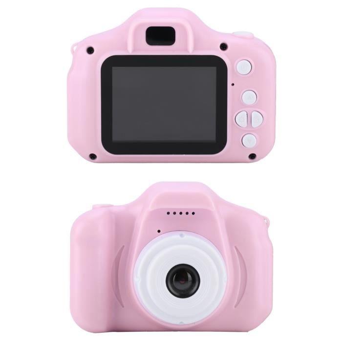 Appareil Photo - HB057 - Enfant - Coque en Silicone - Résistant aux Chocs - Rose
