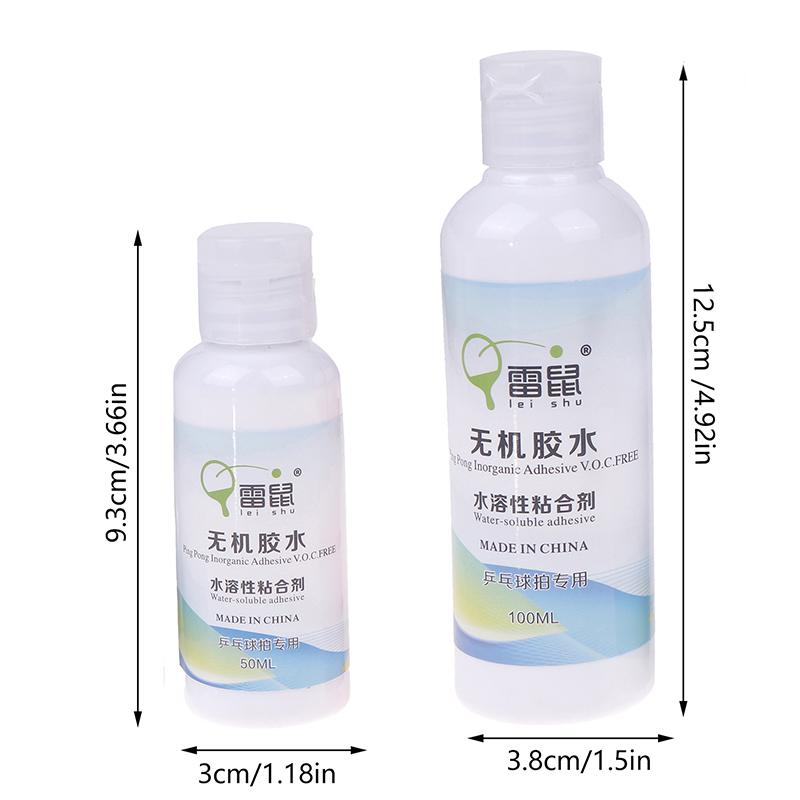 50/100Ml Waterbased Water Glue For Table Tennis Racket Ping Pong Accessories Ittf Approved Professional Accessories