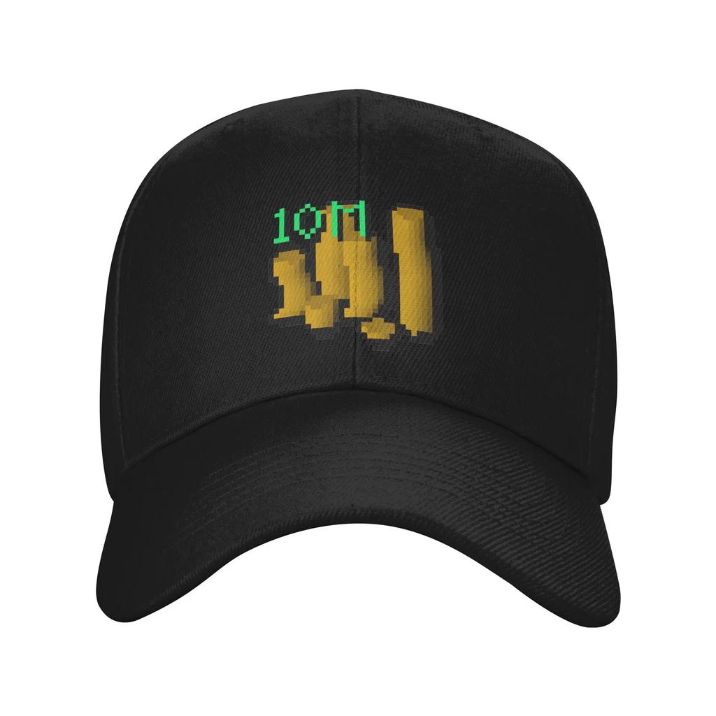 10m coins - runescape Baseball Caps Snapback Fashion Baseball Hats Breathable Casual Casquette Outdoor For Men's And Women's